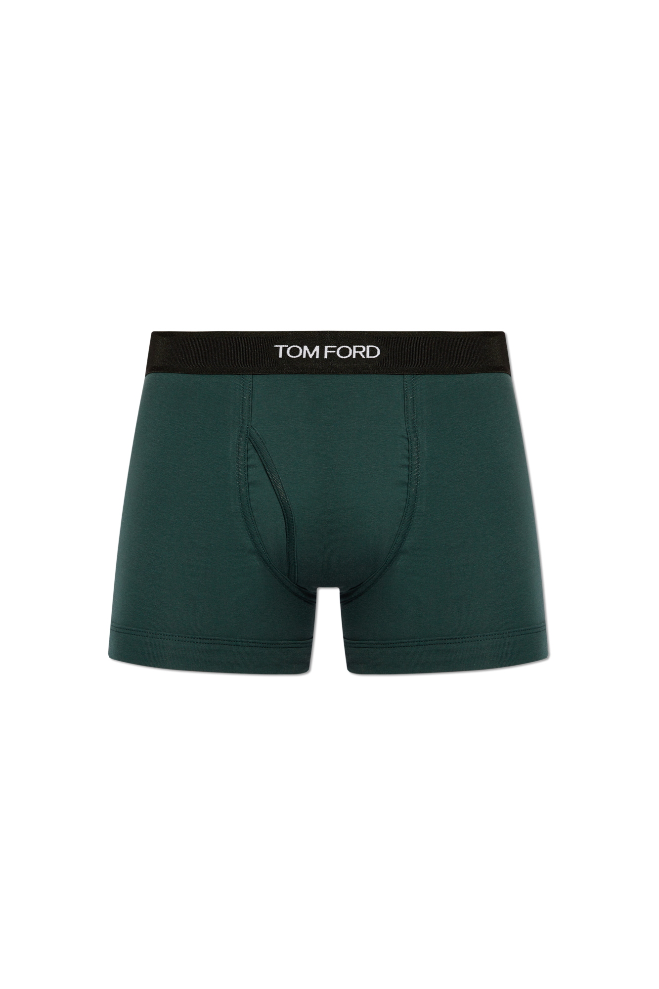 Green Boxer briefs with logo Tom Ford - SchaferandweinerShops GB